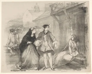 Szene aus dem Theaterstück Die Kartenlegerin