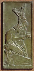 Nymphe und Satyr, ca. 1930