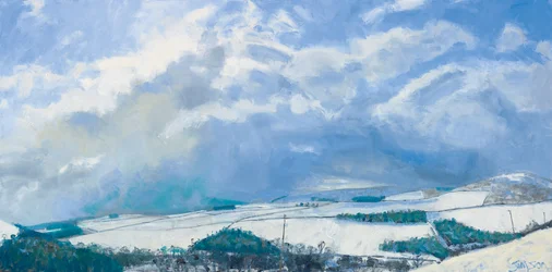 Wolken sammeln sich über den Hügeln, 2016