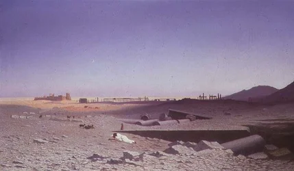 Die Ruinen von Palmyra