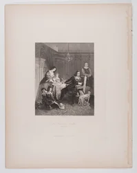 Die Verurteilung von Strafford, nach Leutze