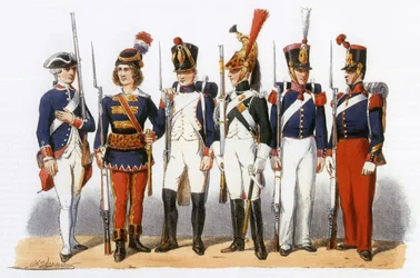 Uniformen in der französischen Armee: Militärschulen: 18.-19. Jahrhundert