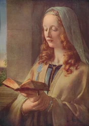 Mädchenmeditation, 1847, ca. 1915