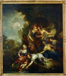 Moses aus dem Wasser gerettet