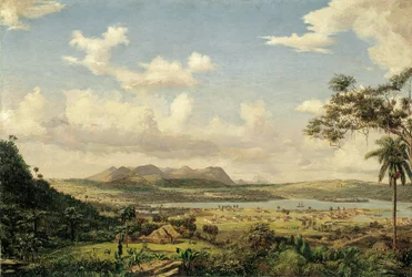 Havanna-Bucht, Kuba, ca. 1854-61, Öl auf Leinwand