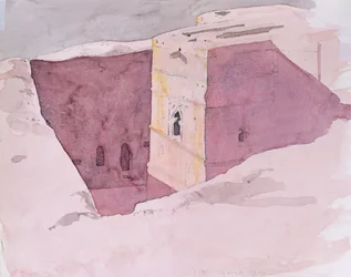 Giorgis Sonnenuntergang, Lalibela, Äthiopien, 1996
