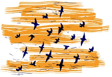 Vögel im Flug, 2020