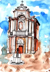 Gebäude in Siena, 2020