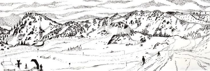 Skifahren in Österreich #2, 2020