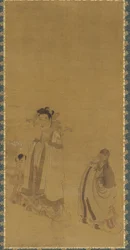 Der Drachenkönig verehrt den Buddha, Ming-Dynastie, frühes bis mittleres 17. Jahrhundert