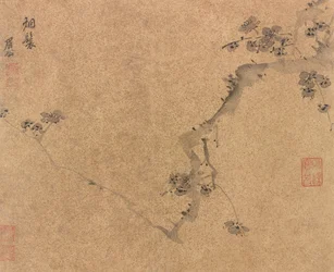 Ein Pflaumenzweig, Ming-Dynastie, ca. 1580-1639