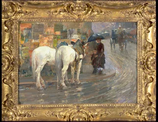Pariser Straßenszene, ca. 1889