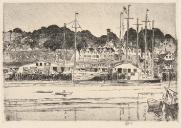 Gloucester, innerer Hafen, 1919