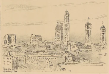 New Yorker Skyline, helle Gebäude