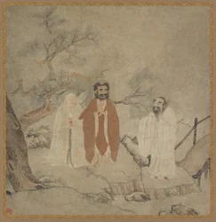 Sakyamuni, Laozi und Konfuzius, zwischen 1368 und 1644