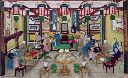 Ein Zimmer im Haus von Herrn Kong, einem Pekinger Kaufmann