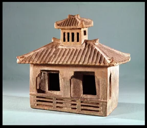 Grabmodell eines Hauses, Han-Dynastie (206 v. Chr.-220 n. Chr.)