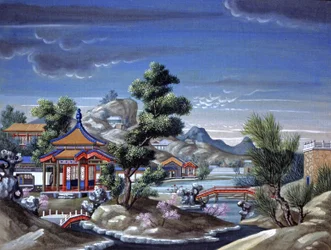 Landschaft in China, ca. 1850
