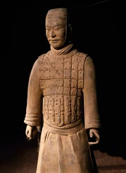 Terrakotta-Armee Krieger, Mausoleum von Kaiser Qin Shi Huang, 3. Jahrhundert v. Chr. (Foto)