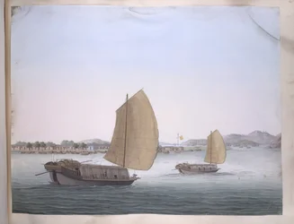 Zwei Segelboote