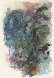 Abstrakte Komposition, Organische Formen/Pflanzen Serie, 2021