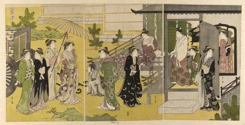 Fuji no uraba, aus der Serie "Eine modische Parodie der Geschichte von Genji (Furyu yatsushi Genji)"
