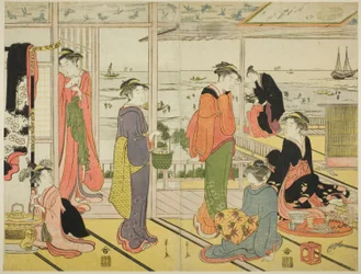 In einem Freudenhaus in Shinagawa (Shinagawa no rojo)
