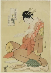 Komurasaki des Kadotamaya-Hauses, 1794-1795