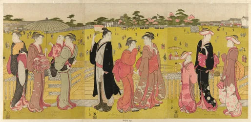 Spaziergang in der Nähe von Mihashi in Ueno