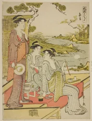 Der achte Monat (Nanryo), aus der Serie ein Kalender der Eleganz