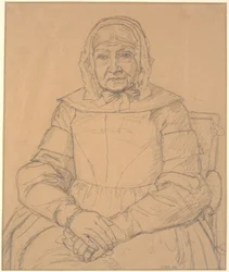 Porträt der Mutter des Künstlers