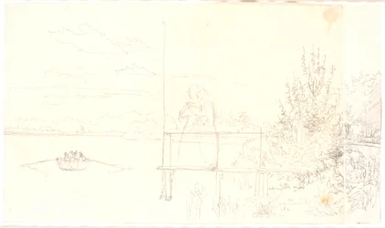 Aussicht von der Dosseringen bei Sortedamssøen Richtung Nørrebro