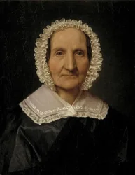 Juliane Dorothea Købke, geb. Ratz, die Schwiegermutter des Künstlers