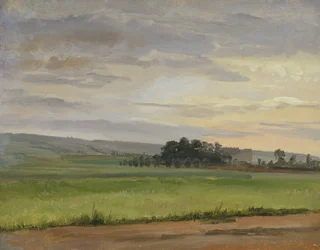 Ein Kornfeld in der Nähe von Dresden, 1833