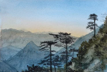 Und die Tage vergehen - Fallende Blumen, 2015