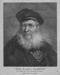 Köpfe nach Rembrandt, 1770