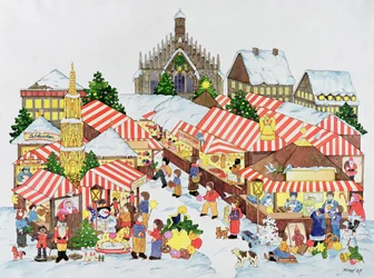 Christkindlmarkt, Nürnberg, 1987