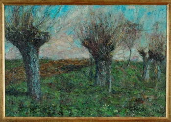Landschaft mit Weiden