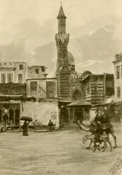 Moschee, Boulaq, Kairo, Ägypten, 1898
