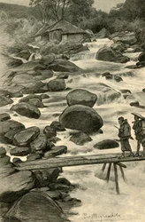 Wasserfälle bei Miyanoshita, Japan, 1898