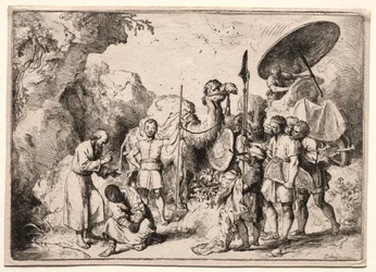 Diakon Philipp tauft den Eunuchen