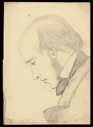 Porträt von William Michael Rossetti