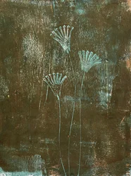 Türkisfarbene Blume