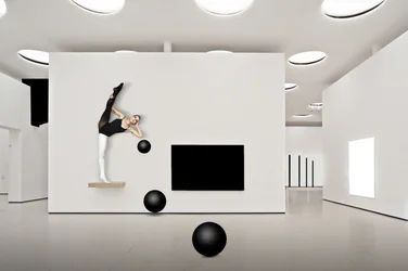 Anmutige Galerie-Tänzerin