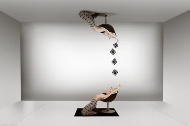 Surreale Umgekehrte Figuren
