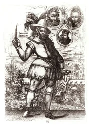Porträt von François Ravaillac, dem Mörder von Heinrich IV.