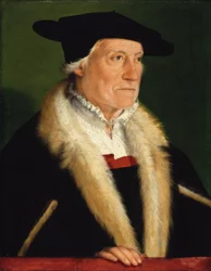 Porträt des Kosmographen Sebastian Münster (1489-1552)