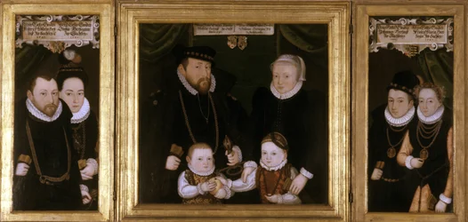 Triptychon von Johann Wilhelm von Sachsen, 1587