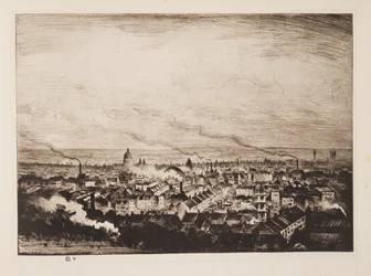 London vom Parliament Hill aus gesehen, veröffentlicht 1923
