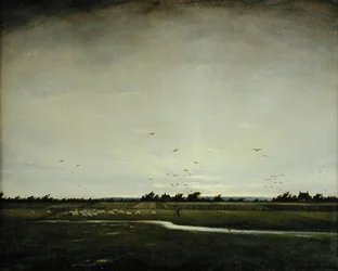 Eine englische Landschaft, Romney Marsh